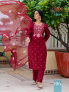 Noor By Ossm Viscose Roman Silk Printed Kurti With Bottom Dupatta Wholesale Shop In Surat